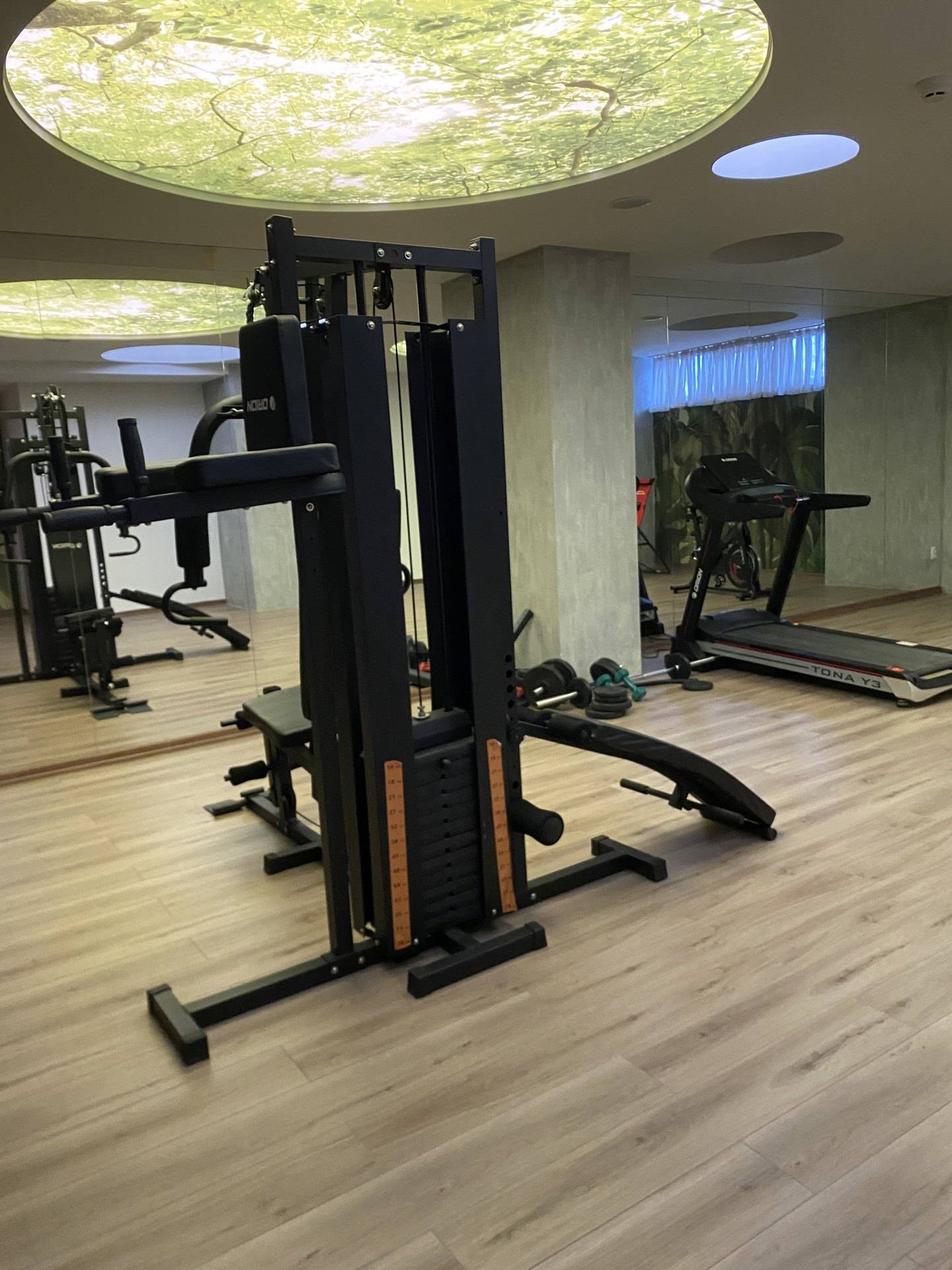 Indoor activity space — fitness area